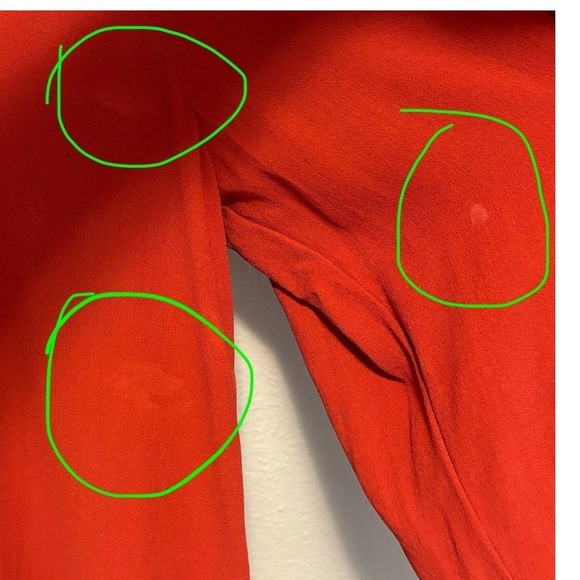 Eileen Fisher‎ 100% Silk Large V-neck Button Down Rust Tunic Long Shirt Minimal - Picture 7 of 12